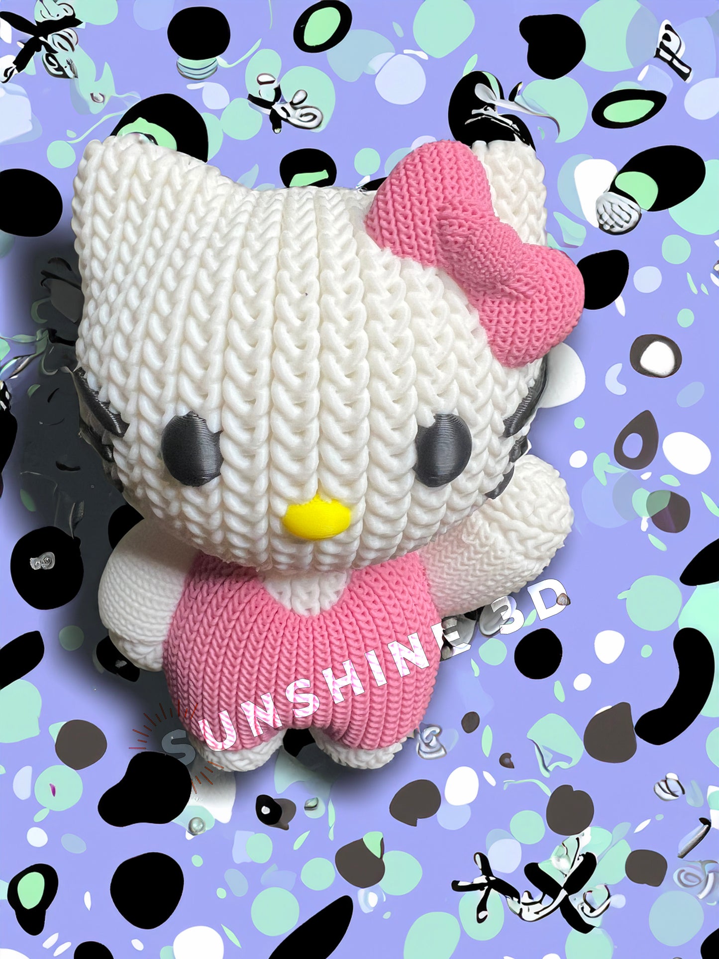 "Crochet" Hello Kitty Figurine