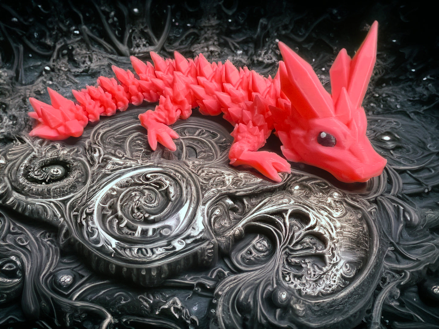 Baby Crystal Dragon - Articulating Desk Toy