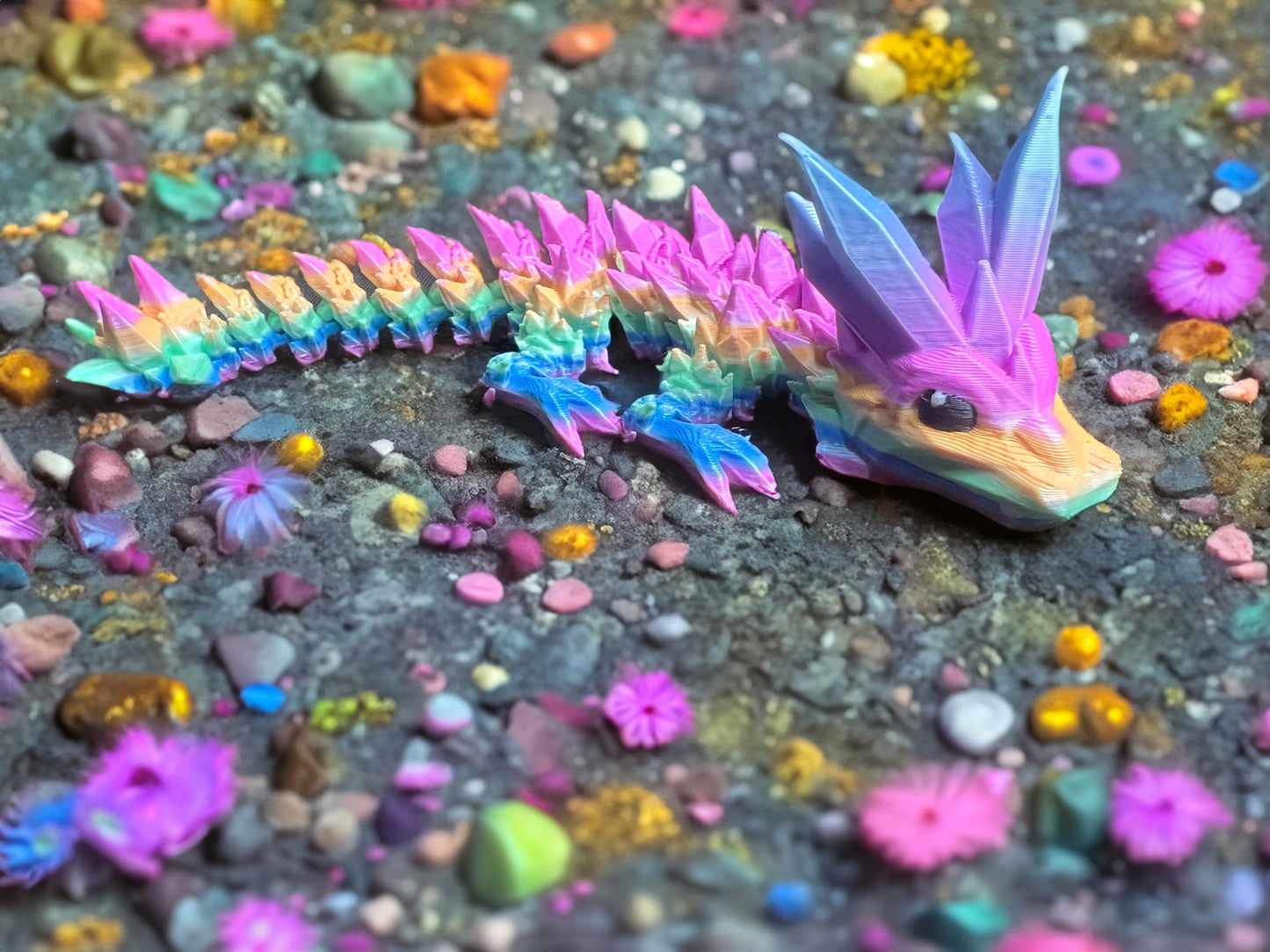Baby Crystal Dragon - Articulating Desk Toy