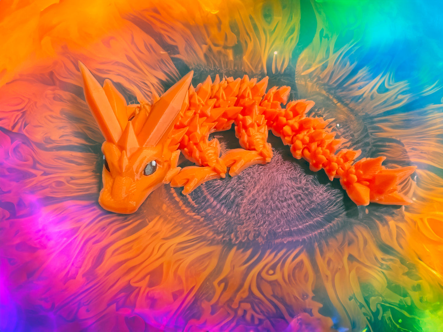 Baby Crystal Dragon - Articulating Desk Toy