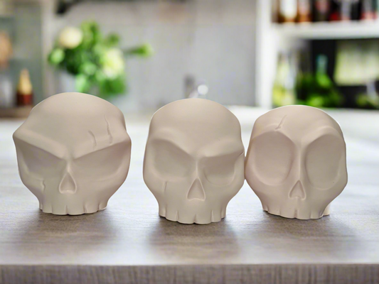 Skull Vase Collection (Set of 3)