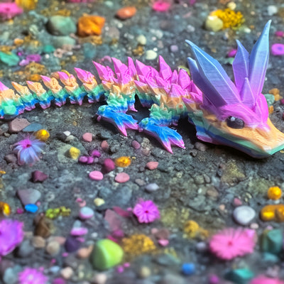 Baby Crystal Dragon - Articulating Desk Toy