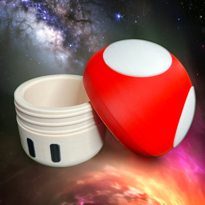 Power Up Mushroom Container