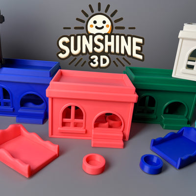 Mix-and-Match Mini House for Mini Friend Figures