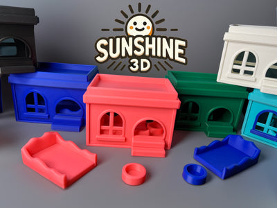 Mix-and-Match Mini House for Mini Friend Figures