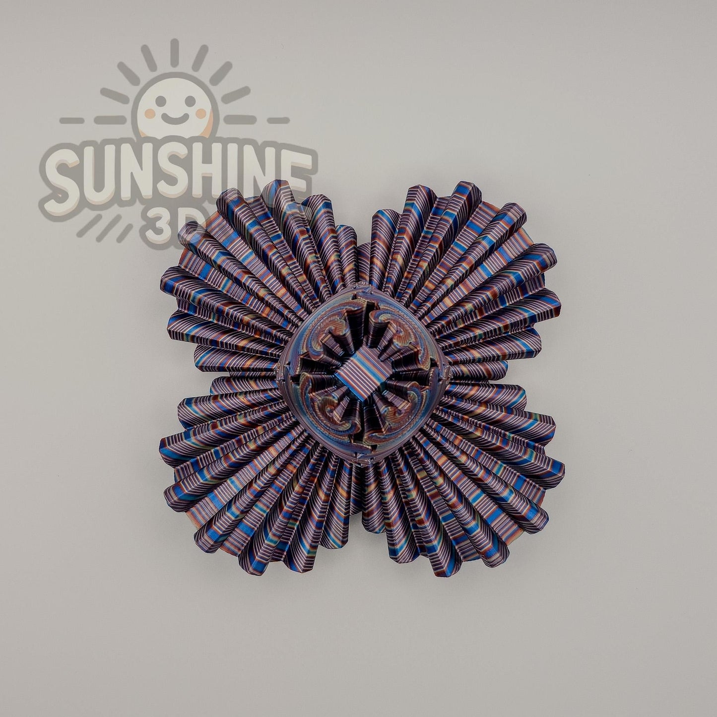 3D Gear Fidget Toy, Transformable Stress Relief, PLA