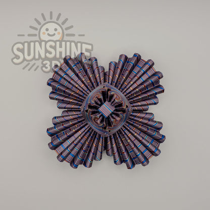 3D Gear Fidget Toy, Transformable Stress Relief, PLA