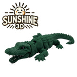 Articulated 3D Printed Gator | Fidget Toy & Display Piece Made in SWFL – Home of the Alligators