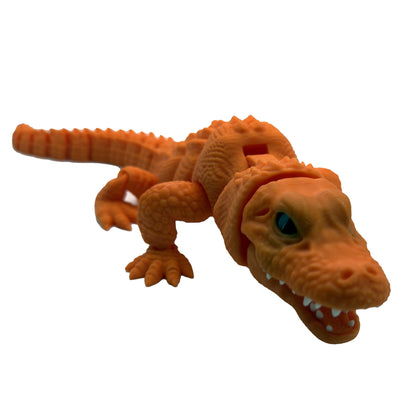Articulated 3D Printed Gator | Fidget Toy & Display Piece Made in SWFL – Home of the Alligators