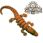 Articulated 3D Printed Gator | Fidget Toy & Display Piece Made in SWFL – Home of the Alligators