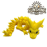 Articulated Crystal Dragon – 3D Printed Fidget Toy