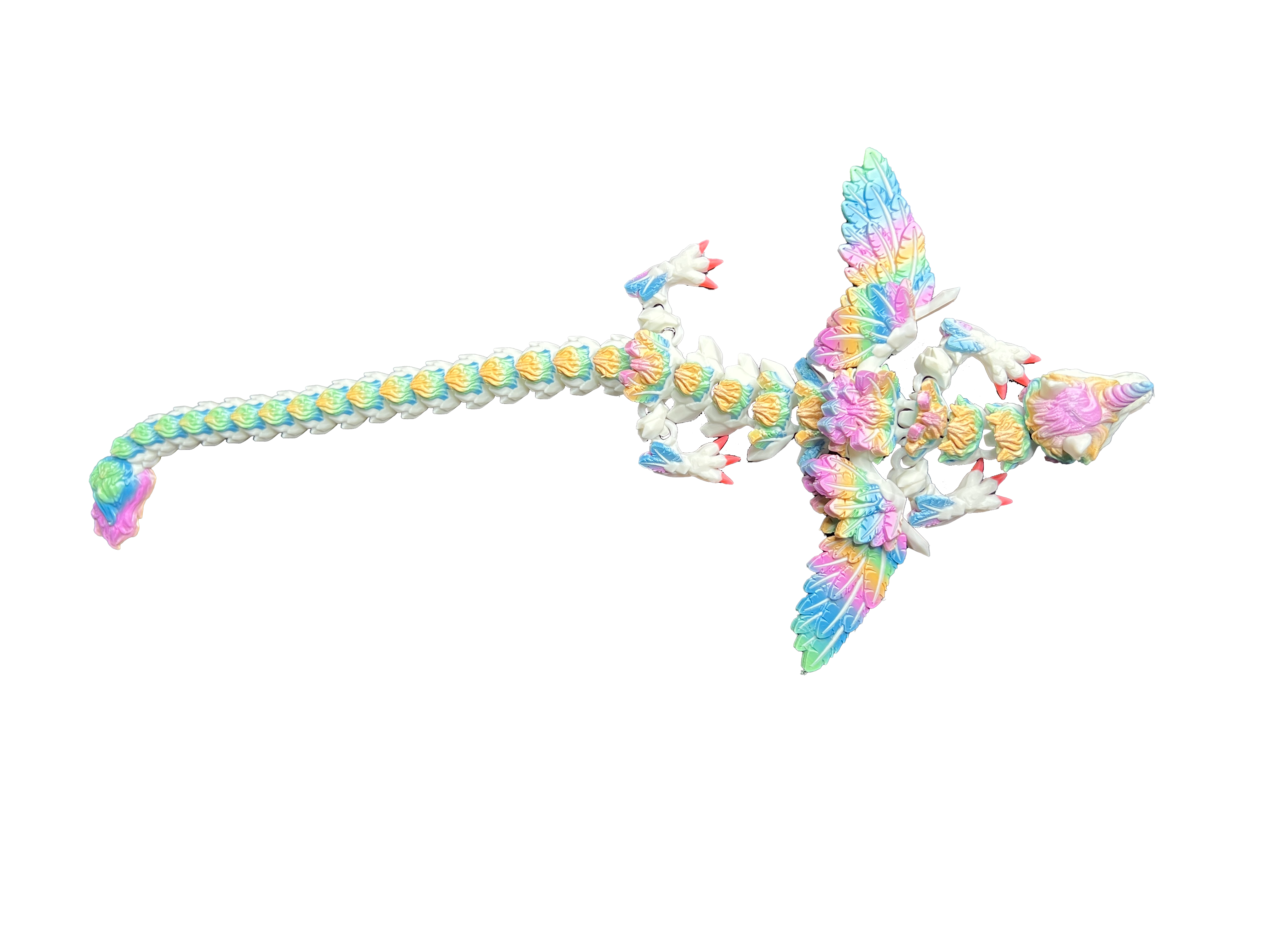 Articulating Rainbow Dragon